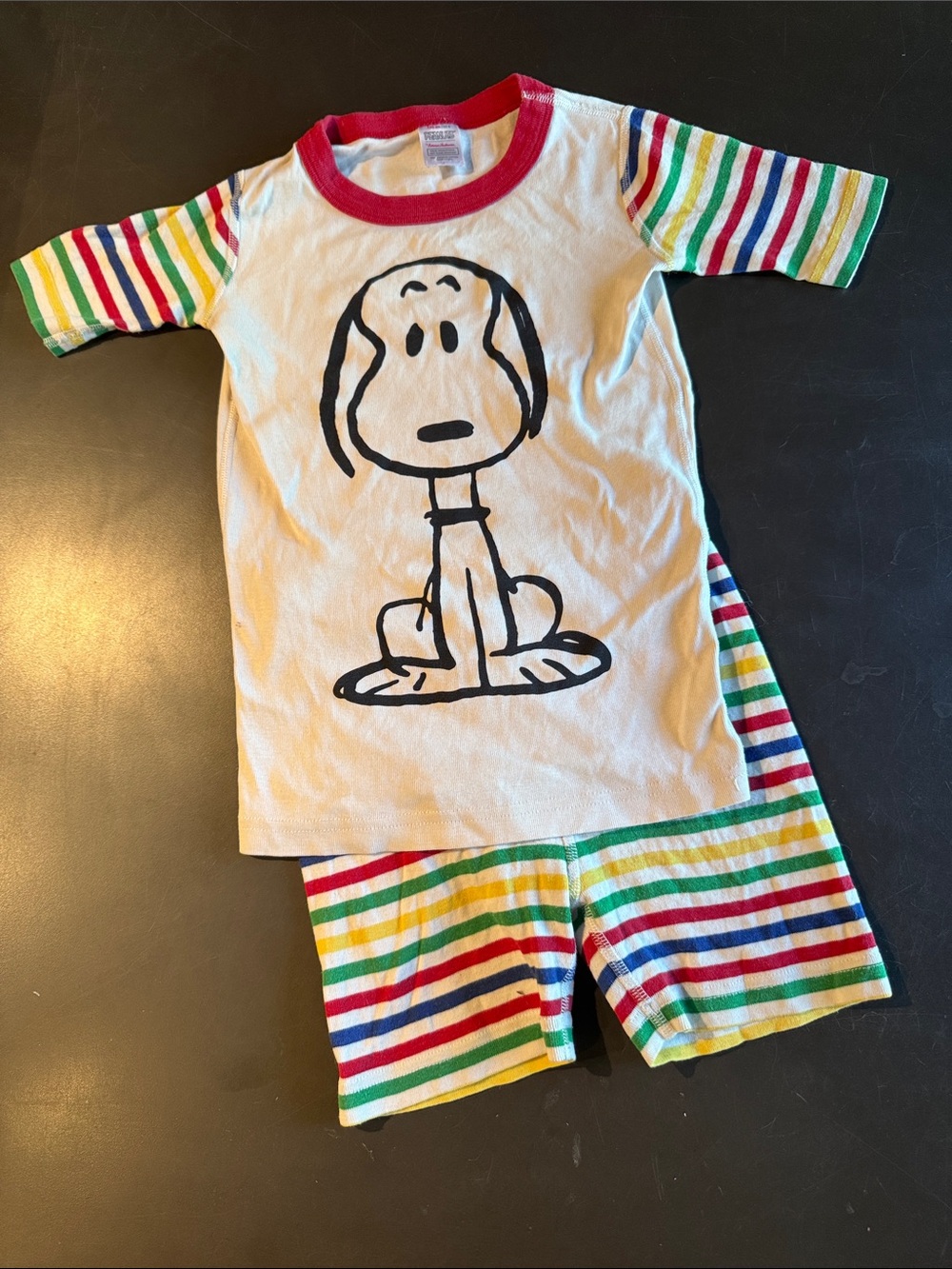 Hanna Andersson Organic Shortie Pajamas - Snoopy, Peanuts